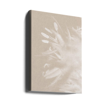 Art mural Fleur Beige_1