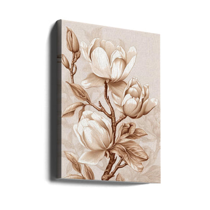 Fleurs beiges 2