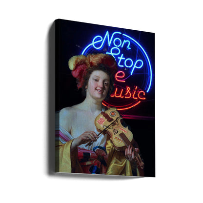 Tableau mural Imprimé sur toile Non Stop the Music