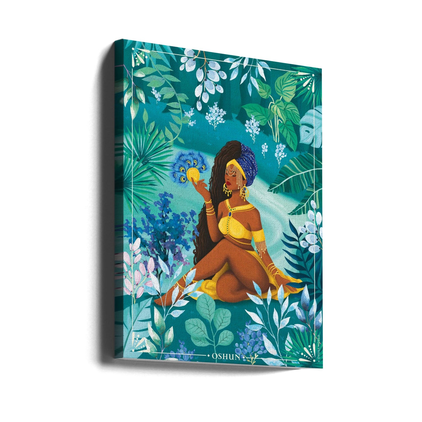 Art mural déesse Oshun Orisha