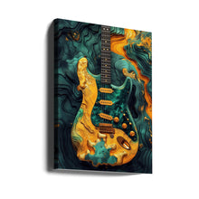 Musique Guitare 1 Impression sur toile