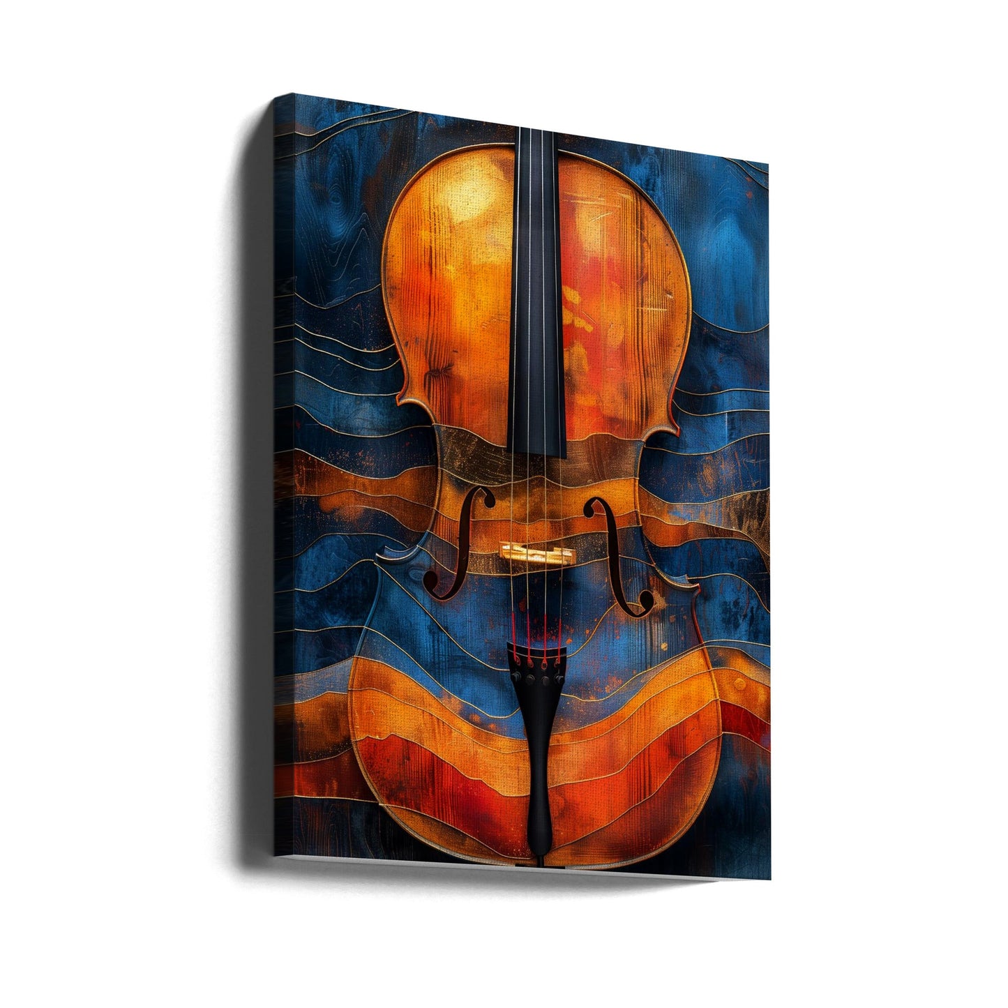 Décoration murale Musique Violon 6 Toiles Imprimées
