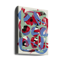 Art mural Coups de pinceau secs directionnels abstraits 03