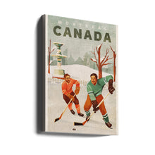 Art mural Montréal Canada Hockey sur étang