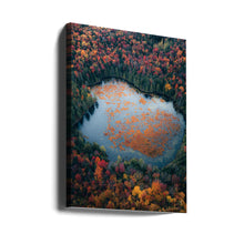 Décoration murale Automne au bord du lac