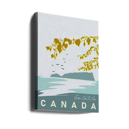 Wall art mellow anticipation Canadian Lakeland