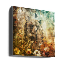 Art mural Animaux floraux Illustration d'art vintage 06