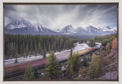 Art mural Train rapide