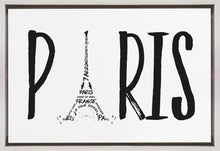Art mural PARIS Typographie