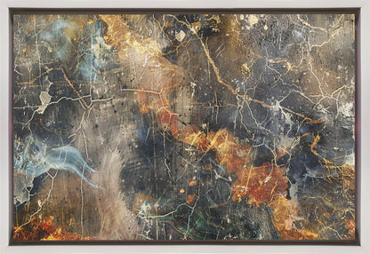 Art mural Illustration d'art abstrait marbré 01