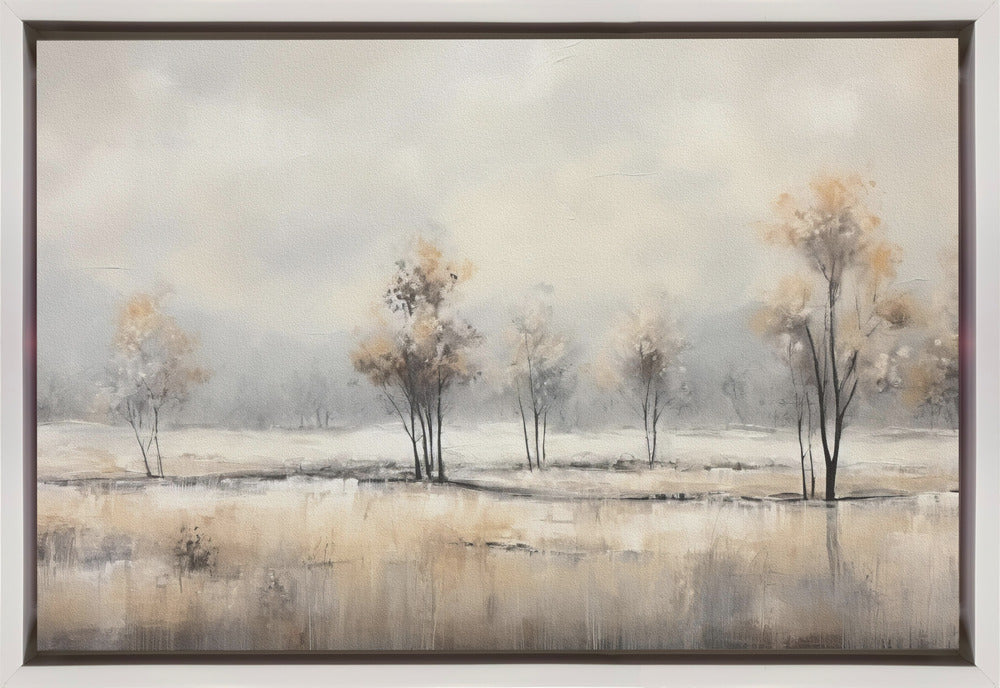 Art mural abstrait horizontal paysage 6