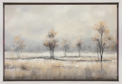 Art mural abstrait horizontal paysage 6
