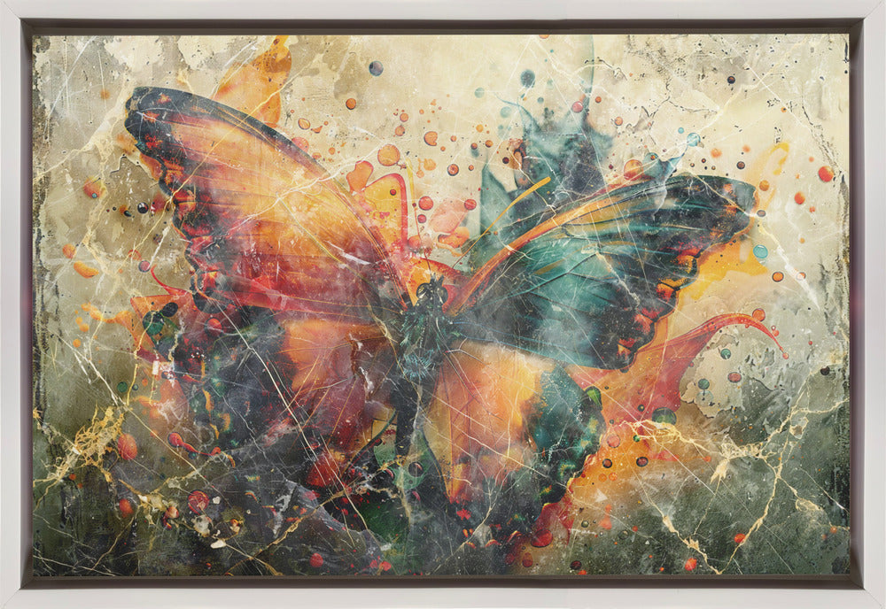 Art mural Papillon Animal Illustration d'art vintage Art mural 04