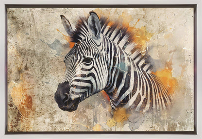 Décoration murale Zèbre Animal Vintage Illustration Décoration murale 06