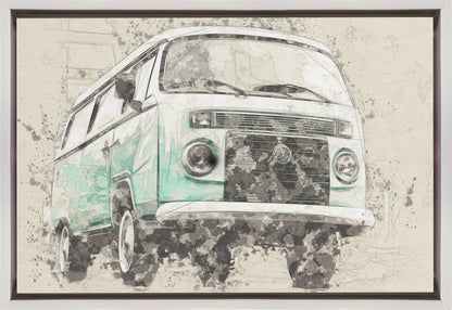 Art mural Combi Volkswagen