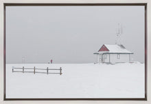 Maison de guilde sur la plage I Impression sur toile