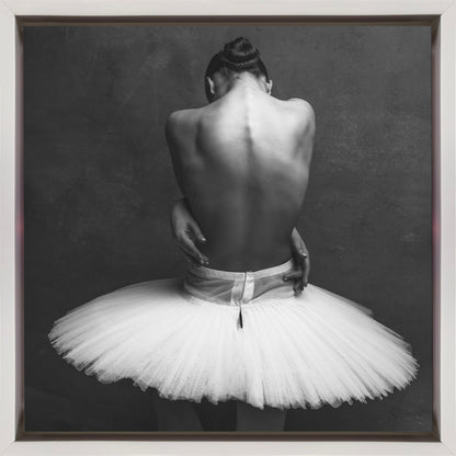 Toile murale dos de ballerine 2