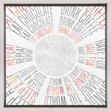 Art mural ART GRAPHIQUE Cercles de vie
