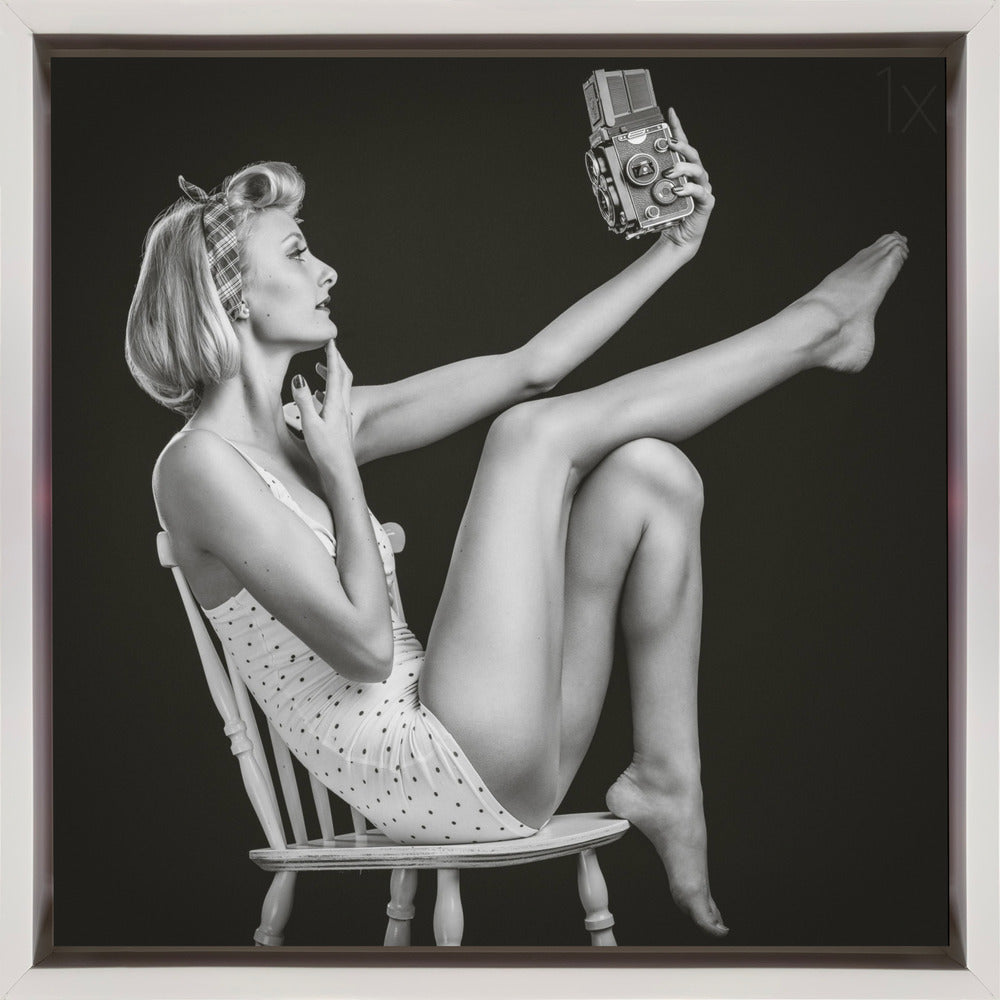Art mural Selfie vintage