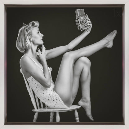Art mural Selfie vintage