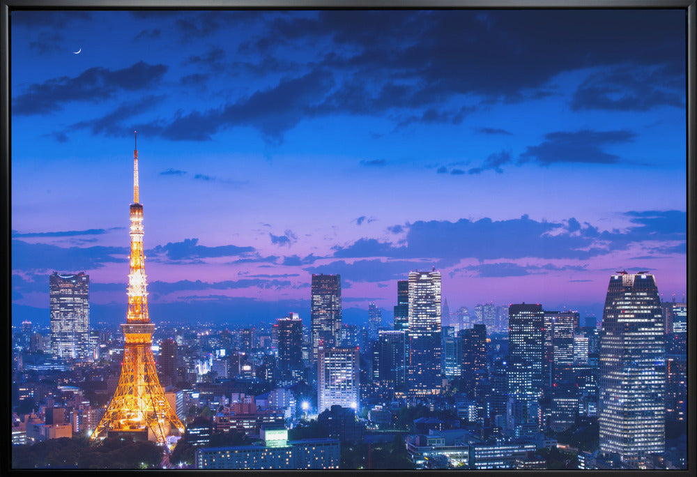 Wall art Tokyo night view
