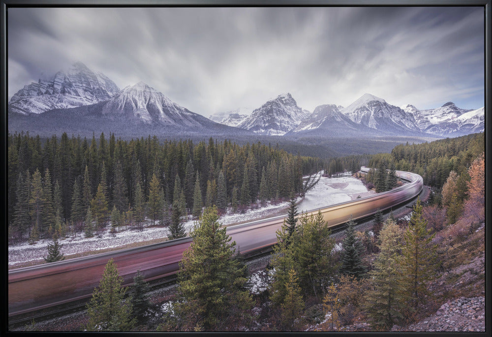 Art mural Train rapide