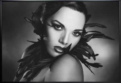 Art mural Les plumes noires