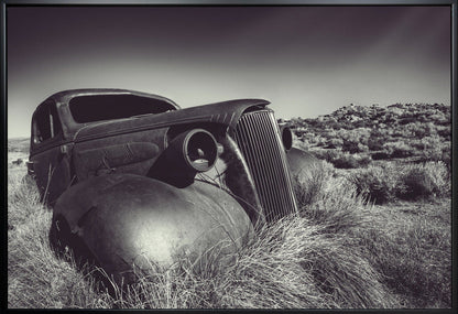 Décoration murale Voiture mise au rebut