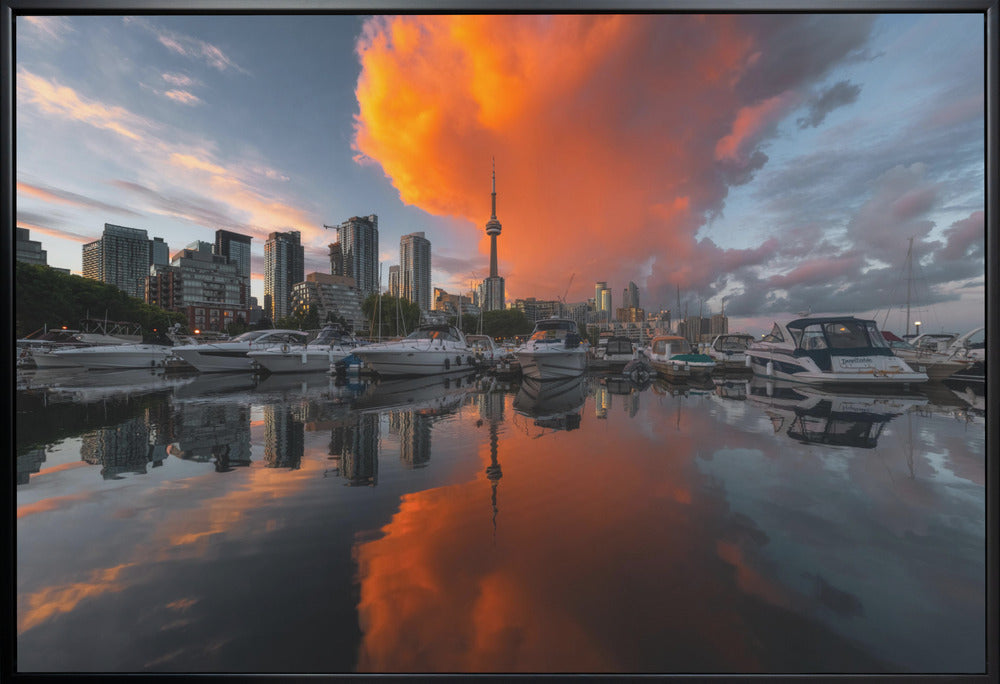Décoration murale « Burn » de Toronto – Impression sur toile