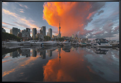 Décoration murale « Burn » de Toronto – Impression sur toile