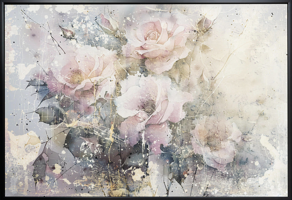 Art mural Fleur Illustration florale Art mural 076