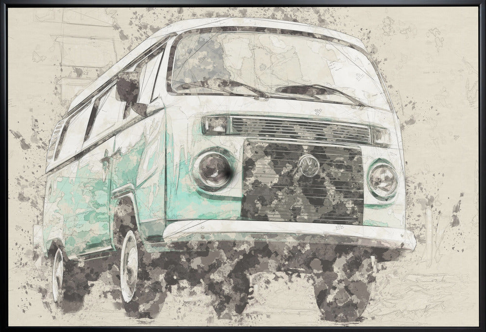 Art mural Combi Volkswagen