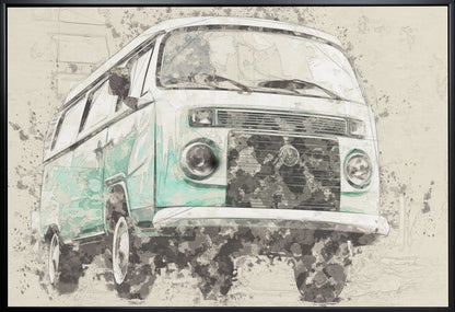 Art mural Combi Volkswagen