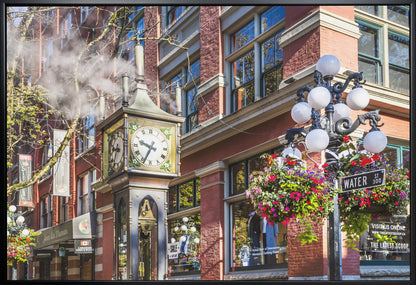 Décoration murale Horloge à vapeur historique de Gastown à Vancouver
