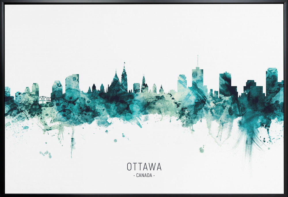 Art mural Ottawa Canada Ligne d'horizon
