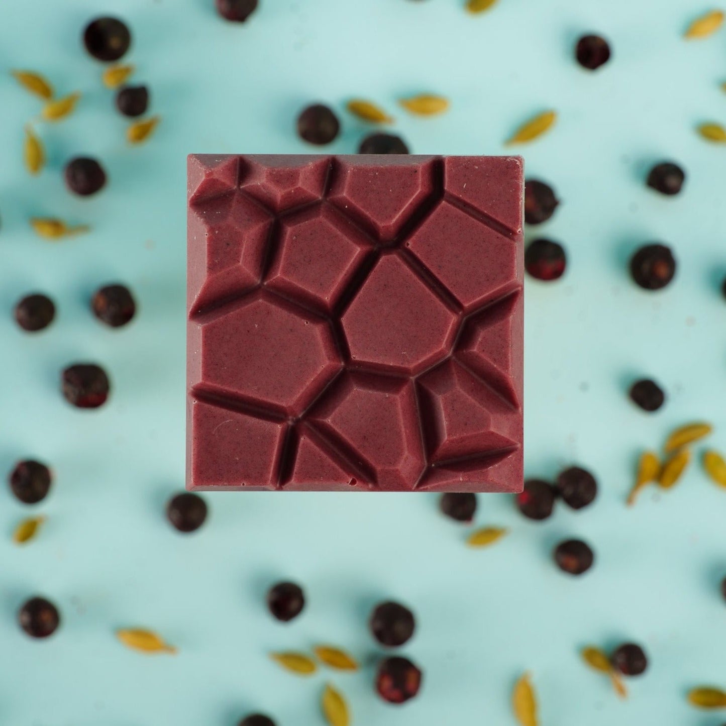 Tablette de chocolat cassis cardamome