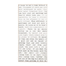 Typewriter Sign - Cat