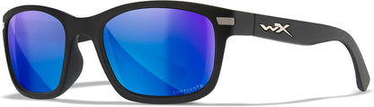 Lunettes de soleil Wiley X WX Helix | Verres Captivate polarisés bleu miroir / Monture noire mate