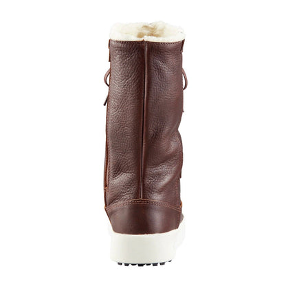 Bottes d'hiver en cuir imperméables doublées de laine Yorkville pour femme de Baffin avec fermeture éclair latérale