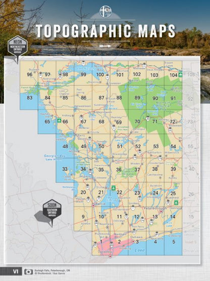 Backroad Mapbooks Cottage Country Ontario - Spiral 6th Edition