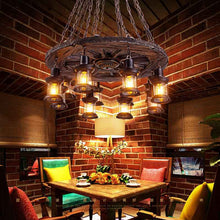 Lustre rétro pour bar, luminaire créatif