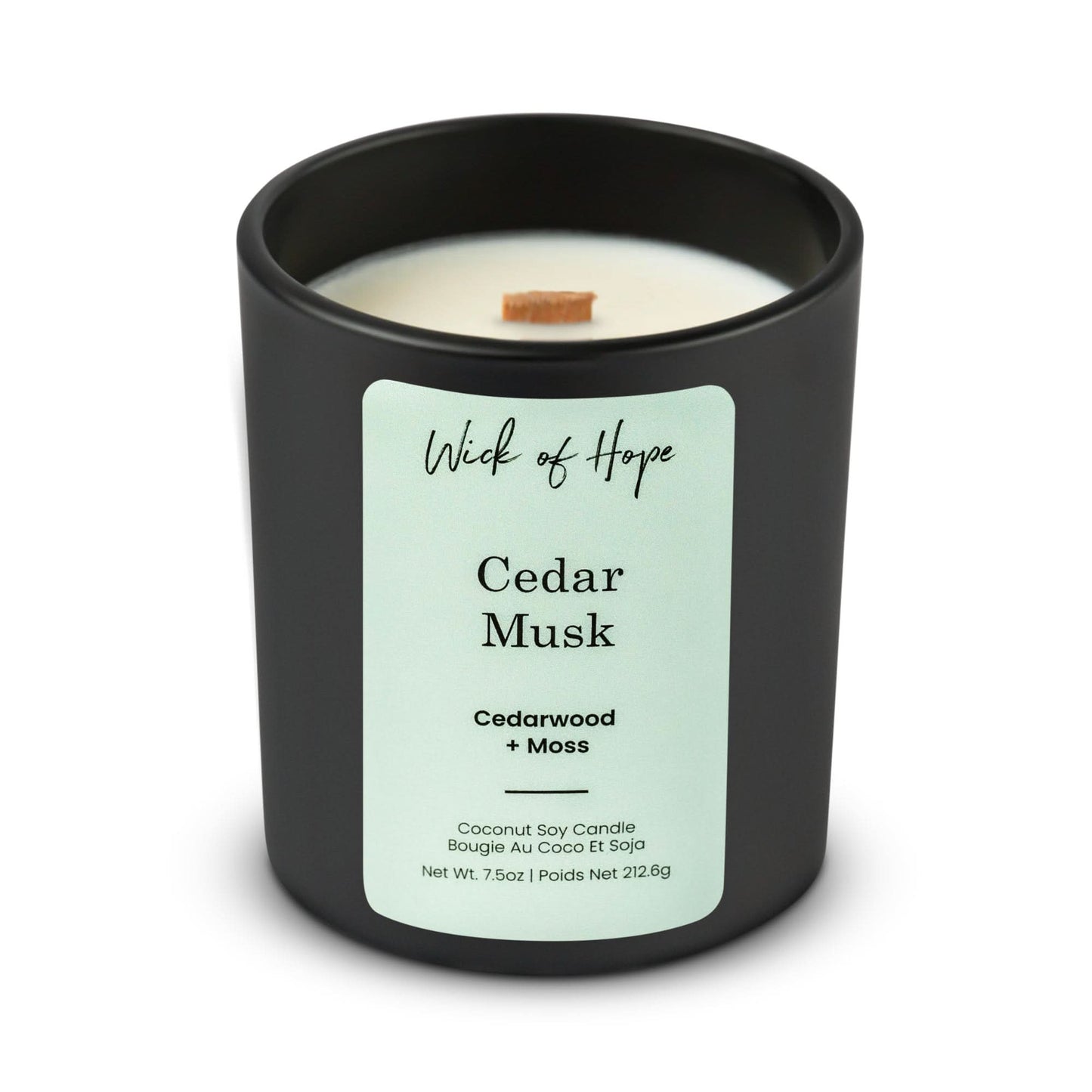 Cedar Musk Candle | Cedarwood + Moss
