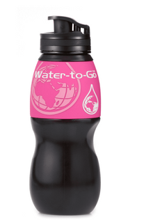 Bouteille filtrante de purification d'eau WatertoGo 75cL Élimine 99,9 % des contaminants