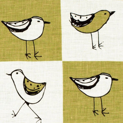 Tea Towel - Check Bird