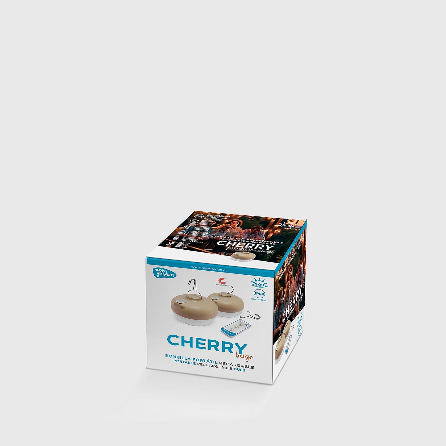 Lumière d'ambiance Cerise<br> (rechargeable uniquement)