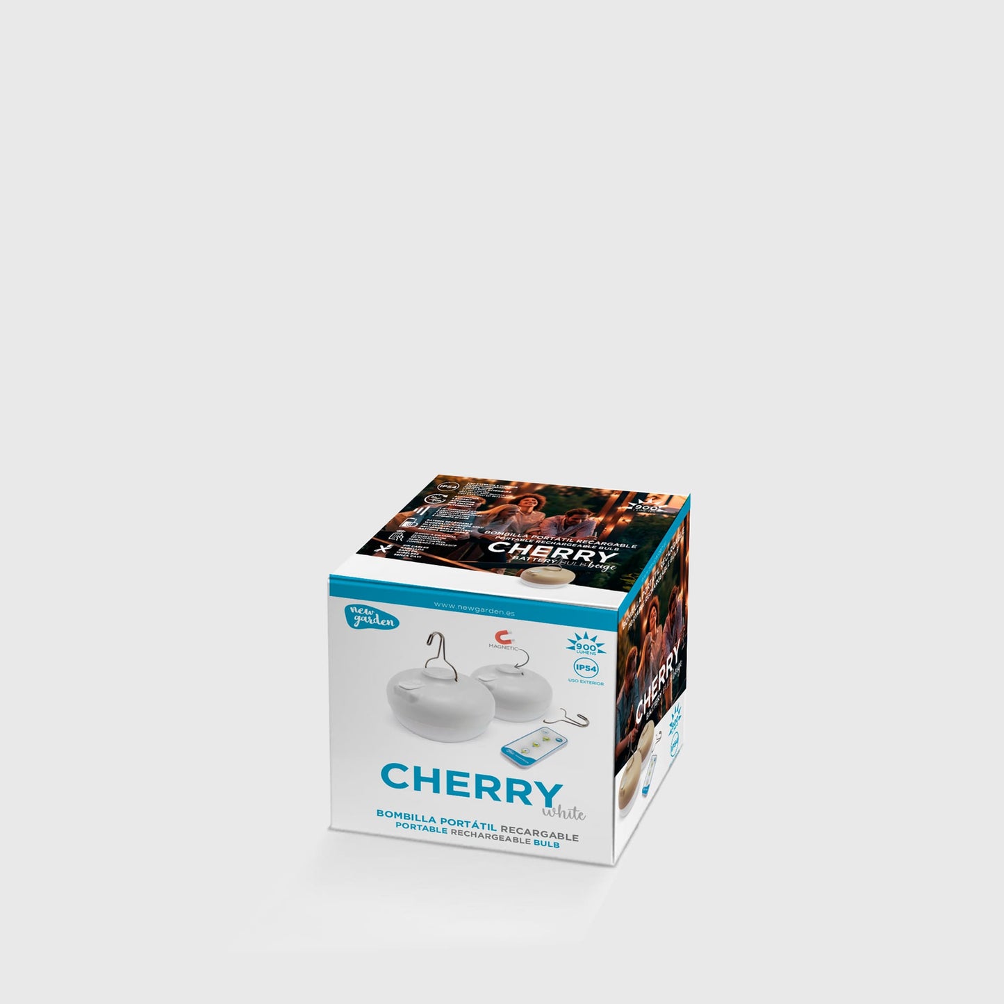 Lumière d'ambiance Cerise<br> (rechargeable uniquement)