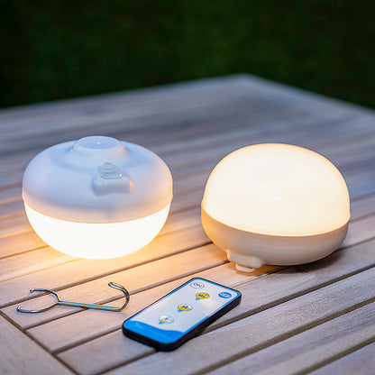 Éclairage d'ambiance Cherry<br> (solaire et rechargeable)
