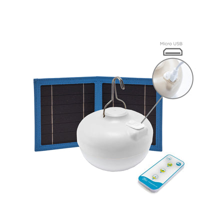 Éclairage d'ambiance Cherry<br> (solaire et rechargeable)