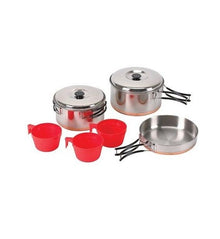 Batteries de cuisine trio Chinook Ridgeline en acier inoxydable