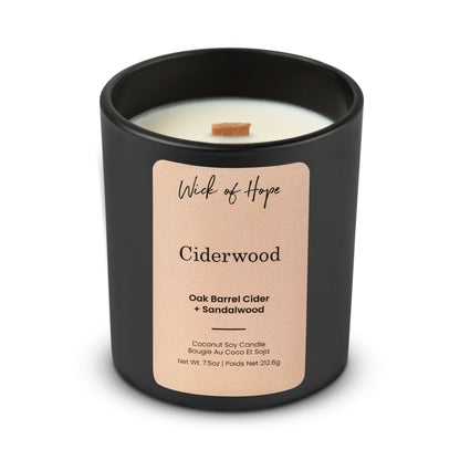 Ciderwood Candle | Oak Barrel Cider + Sandalwood